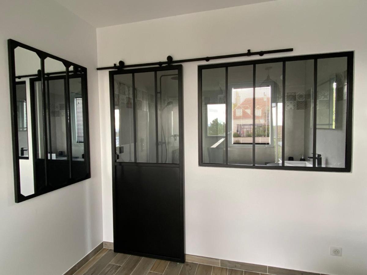 La Villa Perchee Calme, Sauna, Parking Prive Saint-Prix  Exterior photo